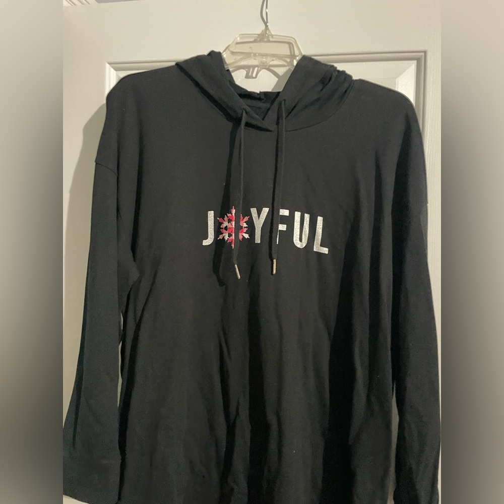 Lane Bryant Black Lightweight Hoodie